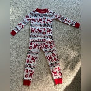 Hanna Andersson Kids Christmas Reindeer Pajama 4T